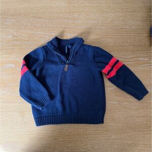 Janie and Jack Navy Knit Sweater